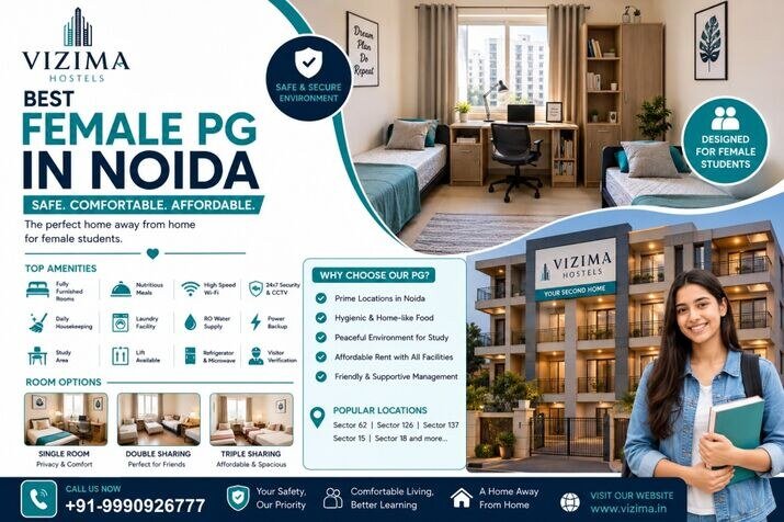 Looking for a Female PG in Noida? Here’s the Complete Student Accommodation Guide